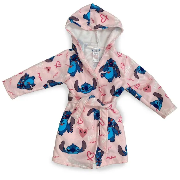 Μπουρνούζι Disney Home Lilo & Stitch Pink 100% Microfiber Pink