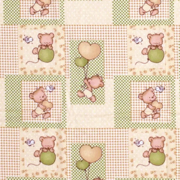 ΣΕΝΤΟΝΑΚΙ ΛΙΚΝΟΥ bebe Baloon 76 80Χ110 Beige Flannel cotton 100%