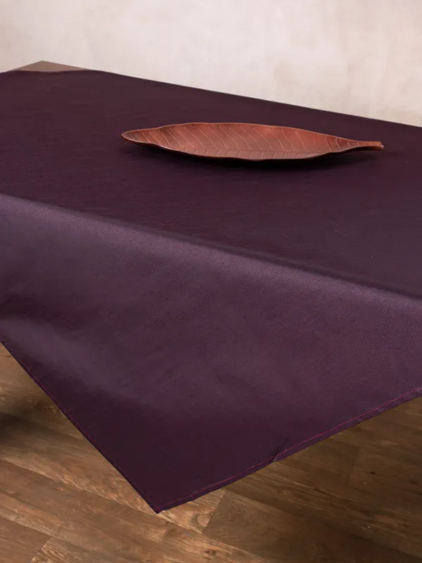 Σατέν τραπεζοκαρέ 2015 (130cm x 130cm) μωβ