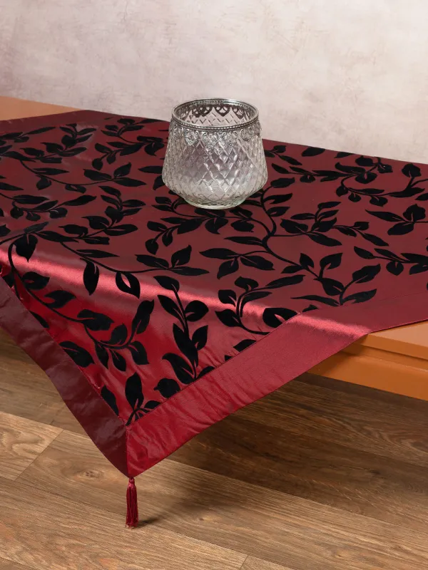 Σατέν καρέ 081 (85cm x 85cm) μπορντώ