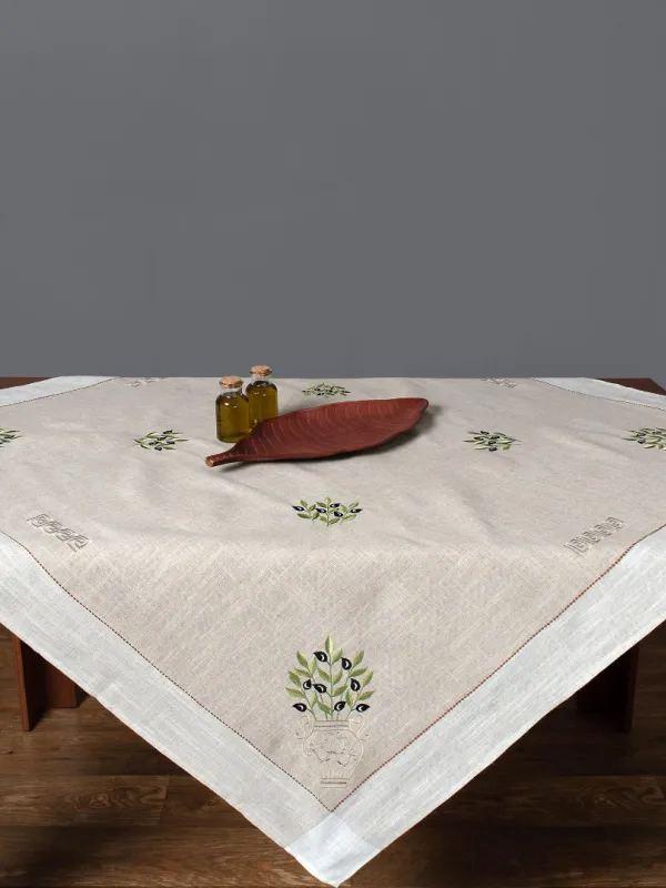 Τραπεζοκαρέ 2625 (135cm x 135cm) μαύρη ελιά