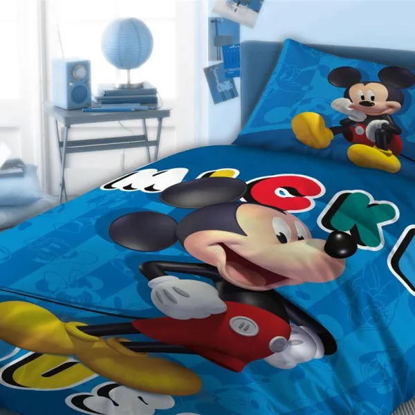 ΣΕΝΤΟΝΙΑ ΣΕΤ 4 τεμ DISNEY MICKEY 864 160Χ240 Digital Print Cotton 100%
