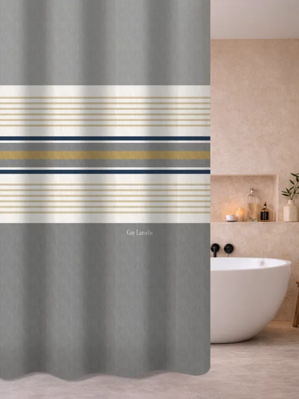 Κουρτίνα Μπάνιου Pinstripe Grey