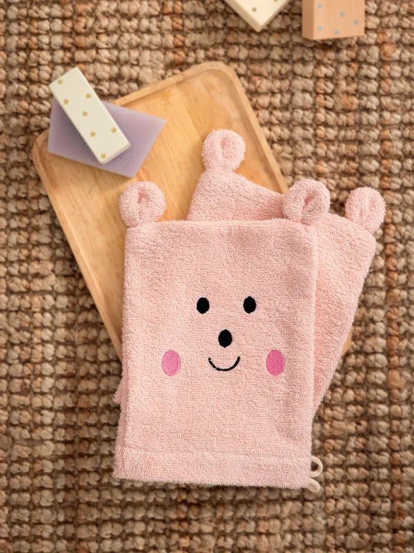 Προϊόν Σετ γάντια μπάνιου πετσετέ Baby Bath 17x23 BG100 PINK Εικόνα