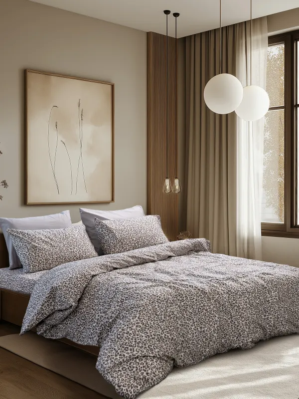 LINO Ζεύγος Μαξιλαροθήκες (52x75) Naptik Taupe