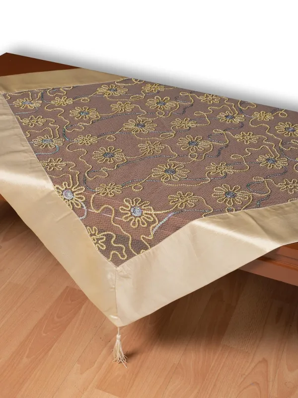 Τούλινο καρέ 7180 (85cm x 85cm) μπέζ