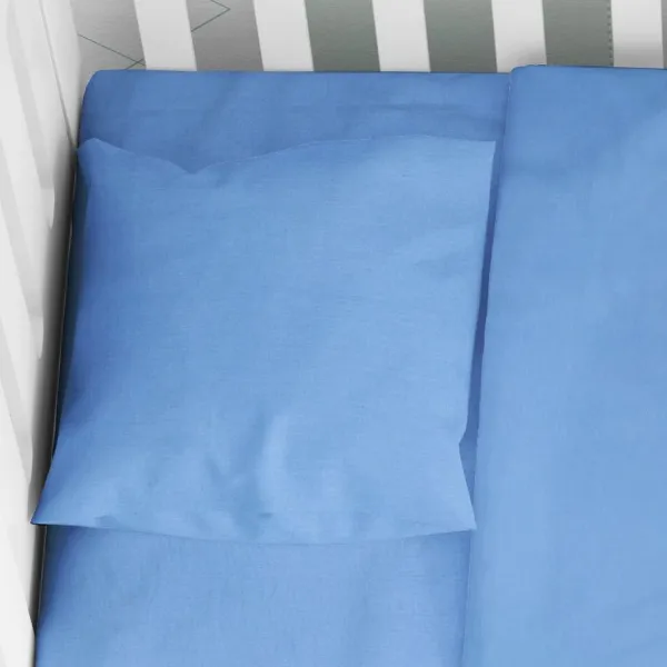 ΜΑΞΙΛΑΡΟΘΗΚΗ bebe Solid 498 35X45 Sky blue Cotton 100%