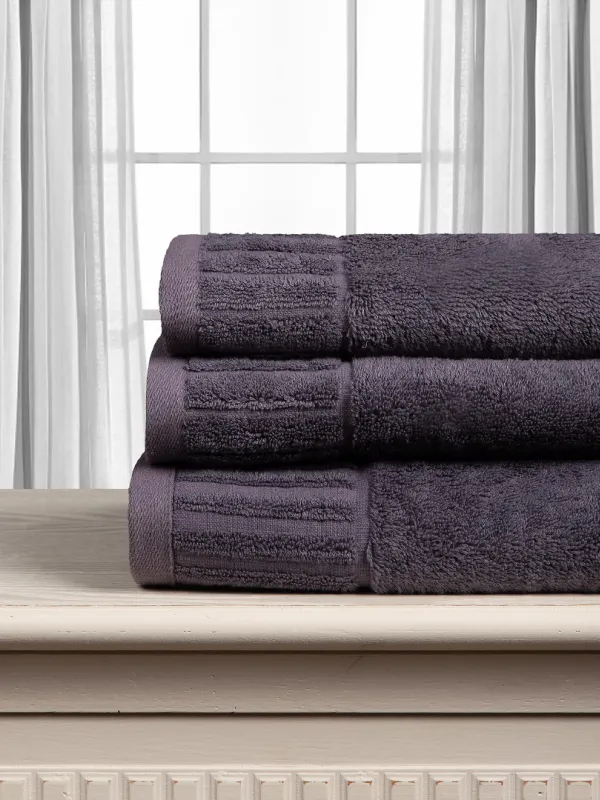 Προϊόν Βαμβακερή πετσέτα ΜΕΛΩΔΙΑ 600gsm (75cm x 150cm) grey Εικόνα