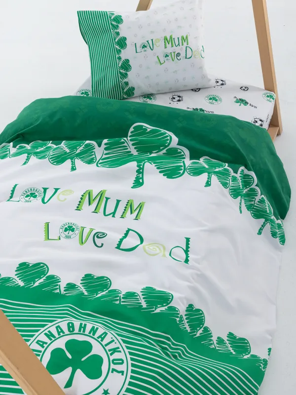 Προϊόν Σετ Σεντόνια Κούνιας Panathinaikos F.C. 130x170 FC12 Εικόνα