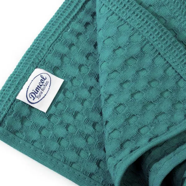 Ποτηρόπανο Πικέ 325 gr/m² Solid 50X70 Petrol 100% Cotton