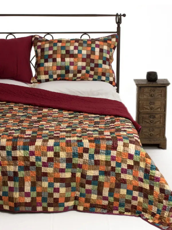 Προϊόν ΚΟΥΒΕΡΛΙ σετ (160cm x 220cm + 1 x 50cm x 70cm) ΣΚΑΚΙ Εικόνα