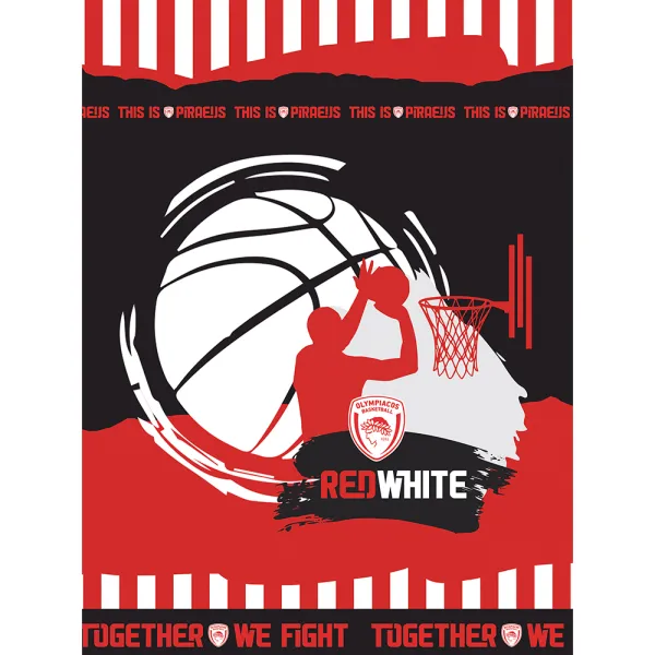Προϊόν Πετσέτα Θαλάσσης Beach Collection 90x160 NM OLYMPIACOS/2 Εικόνα