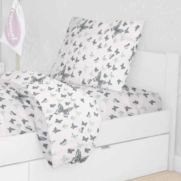 ΜΑΞΙΛΑΡΟΘΗΚΗ ΕΜΠΡΙΜΕ kids Butterfly 57 50X70 Green Cotton 100%