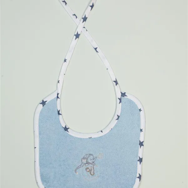 ΣΑΛΙΑΡΑ Με Κέντημα bebe Dreaming Elephant 166 25X25 Σιελ 100% Cotton