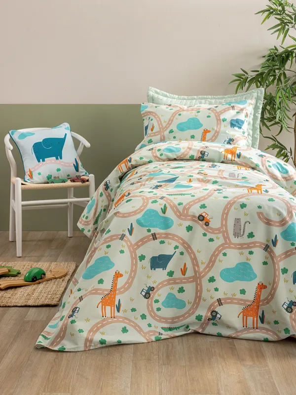 Προϊόν Σετ Μονά Σεντόνια My Kingdom 170x260 MK777 Με Λάστιχο Εικόνα