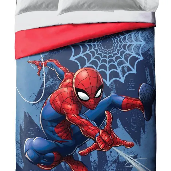 Πάπλωμα Marvel Spider-Man 44 160X240 Blue 100% Microfiber