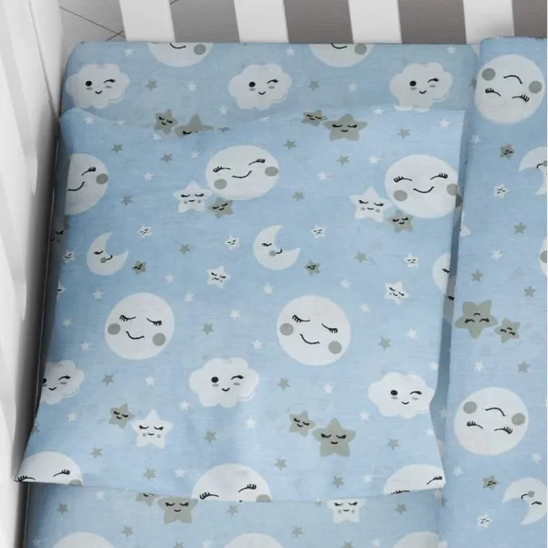 ΜΑΞΙΛΑΡΟΘΗΚΗ ΕΜΠΡΙΜΕ bebe Smile 81 35X45 Blue Cotton 100%