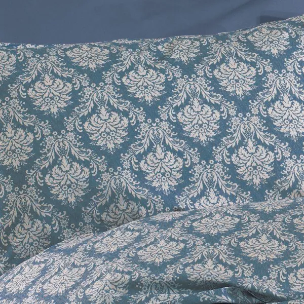 Μαξιλαροθήκη Εμπριμέ Οφηλία 279 50X70 Blue 70/30 Cott/Pol