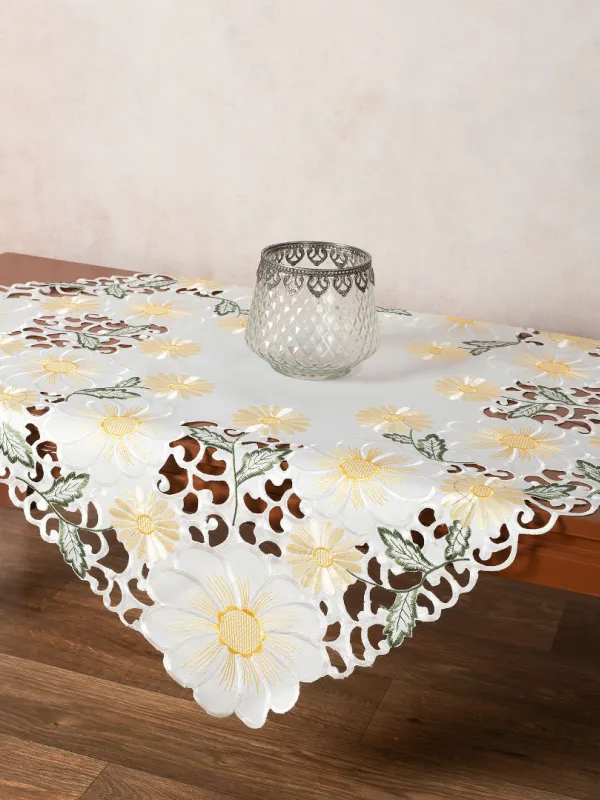 Σατέν κοφτό καρέ (85cm x 85cm) 291 κίτρινο