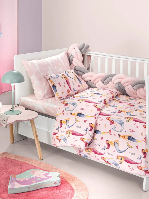 Προϊόν Σετ 3τμχ Βρεφικά Σεντόνια Merida Pink Εικόνα