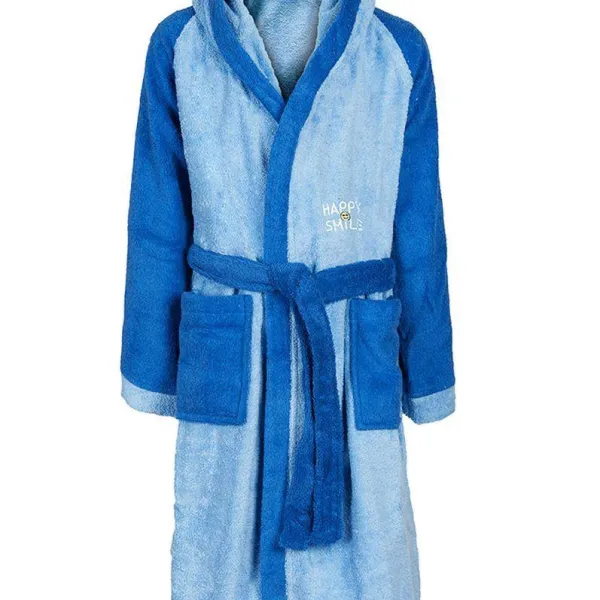 ΜΠΟΥΡΝΟΥΖΙ HAPPY SMILE kids Cotton 100% Sky Blue