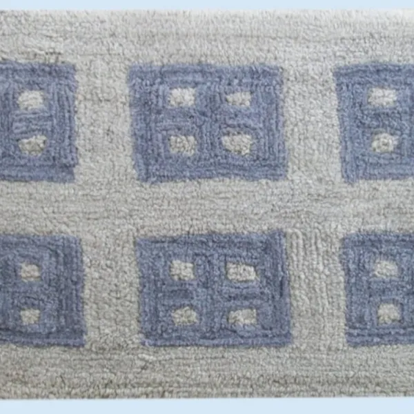 ΠΑΤΑΚΙ ΜΠΑΝΙΟΥ  Παράθυρο  50Χ85 Grey Cotton 100%