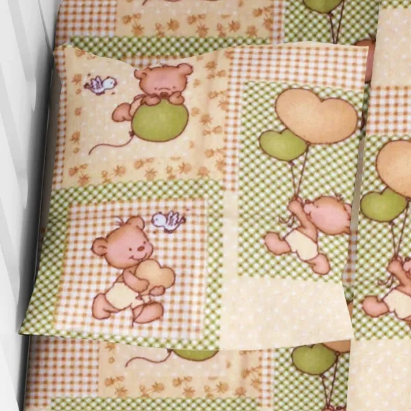 ΜΑΞΙΛΑΡΟΘΗΚΗ ΕΜΠΡΙΜΕ bebe Baloon 76 35X45 Beige Flannel cotton 100%