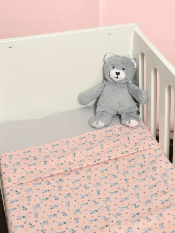 Σεντόνια Λίκνου Σετ 2τεμ. 80x100cm 100% Βαμβάκι Design 215 Oliver Baby