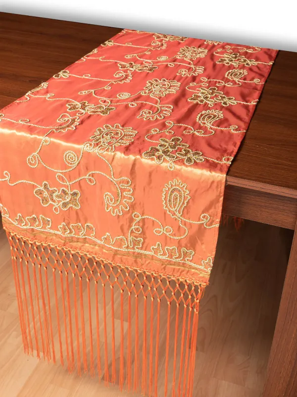 Σατέν τραβέρσα 7710 (50cm x 210cm) πορτοκαλί