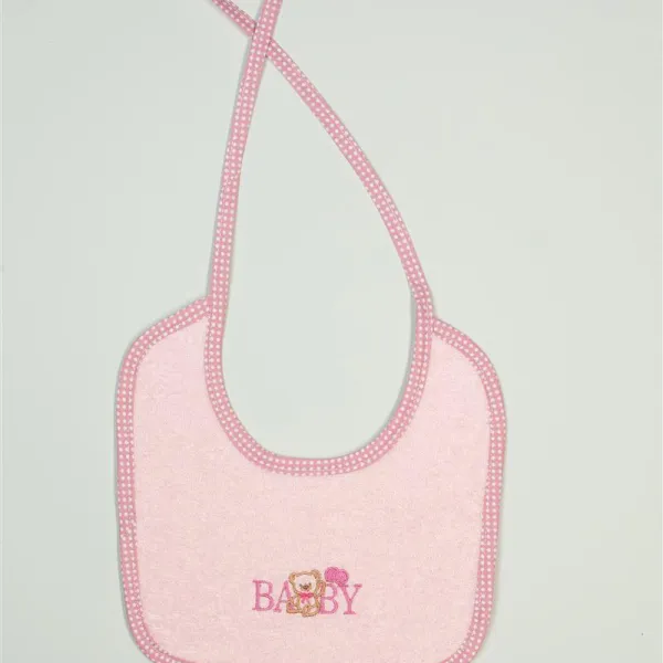ΣΑΛΙΑΡΑ Με Κέντημα bebe Baby Bear 162 25X25 Ροζ 100% Cotton