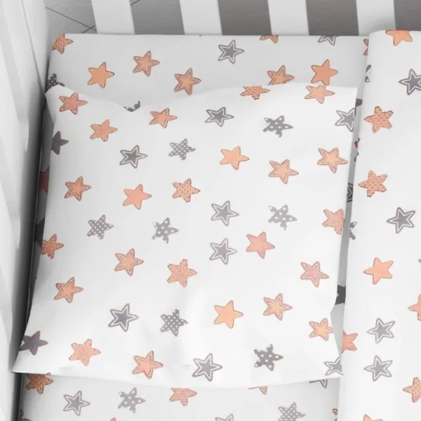 ΜΑΞΙΛΑΡΟΘΗΚΗ ΕΜΠΡΙΜΕ bebe Star 103 35X45 Grey Cotton 100%