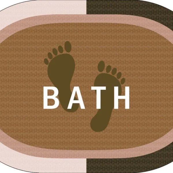 Προϊόν Πατάκι Μπάνιου Oval Αντιολισθητικό Bath 50X70 Beige 100% Polyester Εικόνα