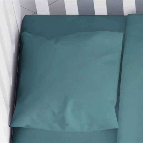 ΜΑΞΙΛΑΡΟΘΗΚΗ bebe Solid 494 35X45 Petrol Cotton 100%