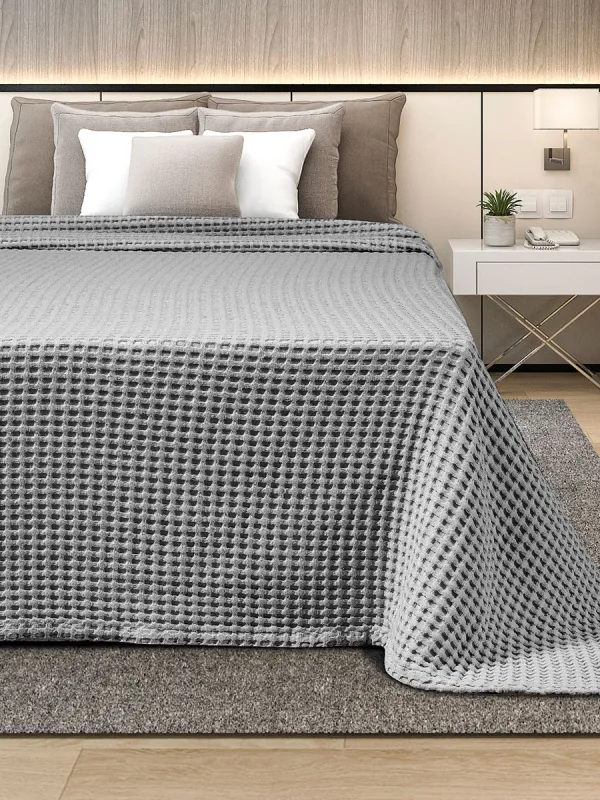 Προϊόν ΚΟΥΒΕΡΤΑ ΠΙΚΕ ΜΟΝΗ 170Χ240 ADAM HOME  GREY Εικόνα