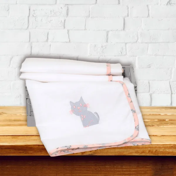 Προϊόν Πάνα Φανελλένια 100% Cotton 80x80 200 γρ/τμ Design 215 Oliver Baby Εικόνα