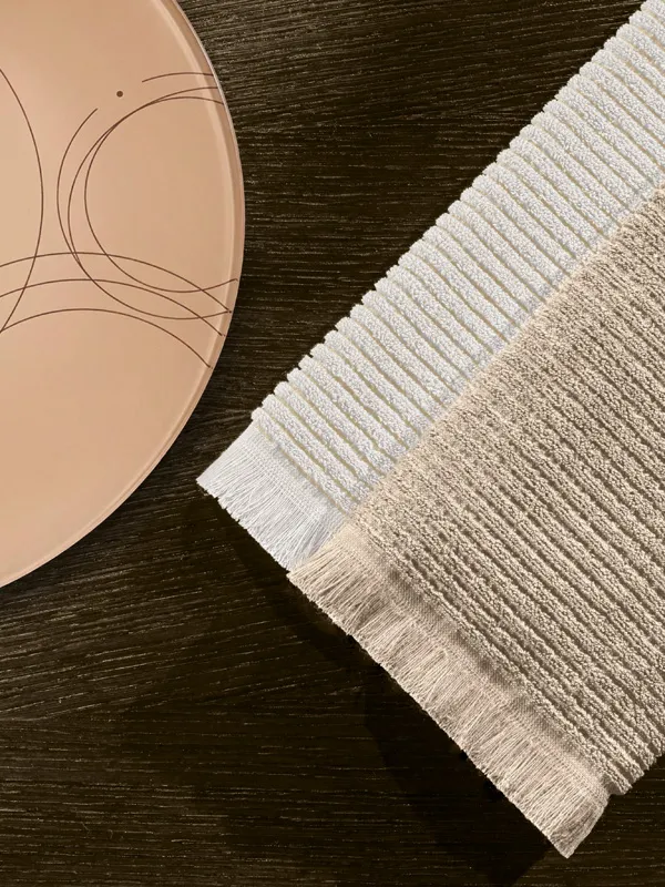 Προϊόν Σετ 2τμχ Πετσέτες Κουζίνας Tissus Beige Εικόνα