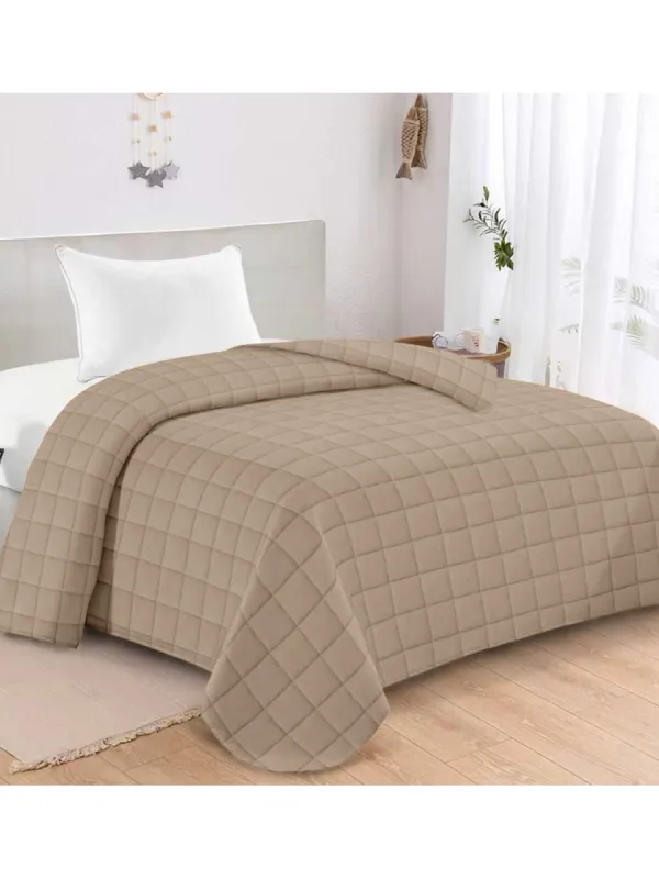 Προϊόν ΚΟΥΒΕΡΛΙ ΚΑΠΙΤΟΝΕ ΜΟΝΟ 160X240 ADAM HOME ANTEL MOCHA Εικόνα