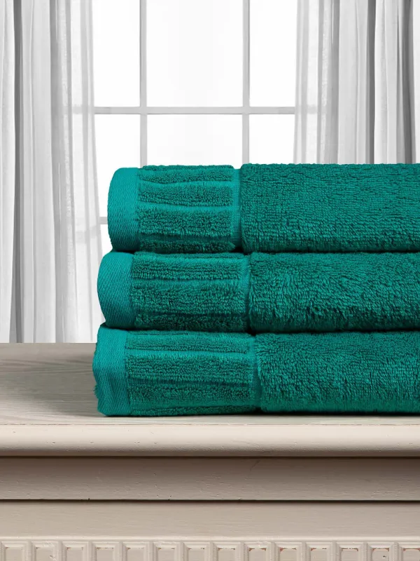 Προϊόν Βαμβακερή πετσέτα ΜΕΛΩΔΙΑ 600gsm (50cm x 100cm) green Εικόνα