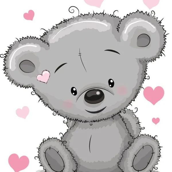 ΠΕΤΣΕΤΑ ΘΑΛΑΣΣΗΣ ΒΕΛΟΥΤΕ kids Teddy Bear 19 70X140 Digital Print Cotton 100%