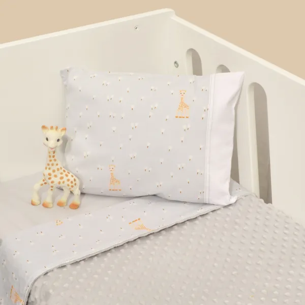 Κουβέρτα Κούνιας Διπλής Όψης Minky Design 505 Sophie La Girafe