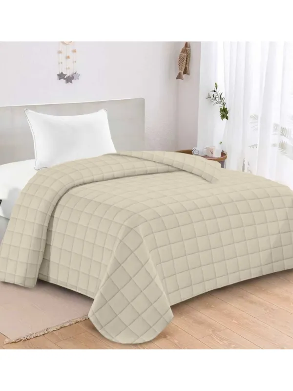 Προϊόν ΚΟΥΒΕΡΛΙ ΚΑΠΙΤΟΝΕ ΥΠΕΡΔΙΠΛΟ 220Χ240 ADAM HOME ANTEL CREAM Εικόνα