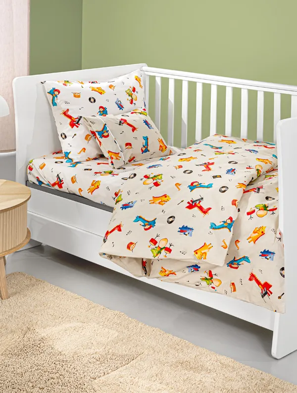 Προϊόν Σετ 3τμχ Βρεφικά Σεντόνια Band Natural Εικόνα