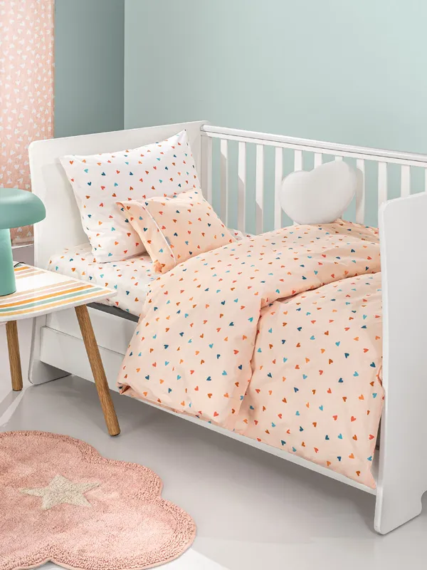 Προϊόν Σετ 3τμχ Βρεφικά Σεντόνια Amore Salmon Εικόνα