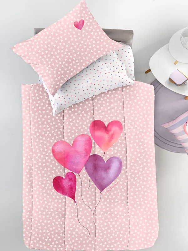 Προϊόν Κουβερλί Amore Pink Suede Εικόνα