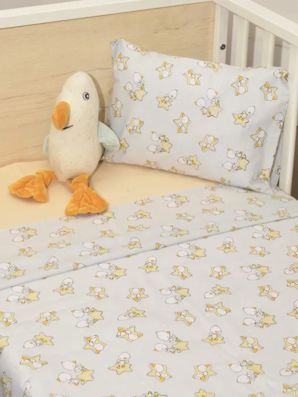 Σεντόνια Κούνιας 3 τεμ. 110x160cm 100% Βαμβάκι Design 210 Oliver Baby