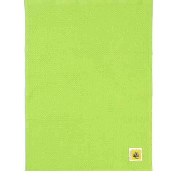 Ποτηρόπανο Πικέ Olive 45X65 Λαχανί Με Κρόσσι 100% Cotton