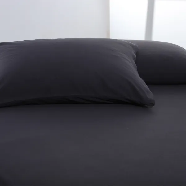 Προϊόν Ζευγάρι μαξιλαροθήκες jersey (50cm x 70cm) dark grey Εικόνα