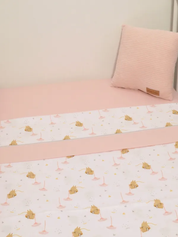 Σεντόνια Λίκνου Σετ 2τεμ. 75x110 cm100% Βαμβάκι Design 412 Oliver Baby