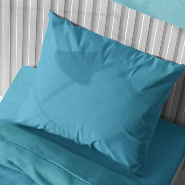 ΜΑΞΙΛΑΡΟΘΗΚΗ Solid 493 50X70 Turquoise Cotton 100%