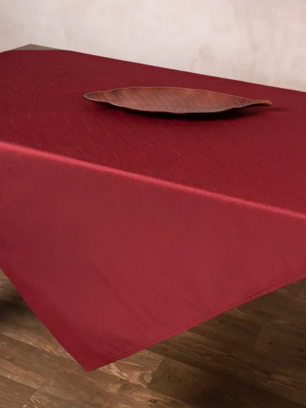 Σατέν τραπεζοκαρέ 2015 (130cm x 130cm) μπορντώ